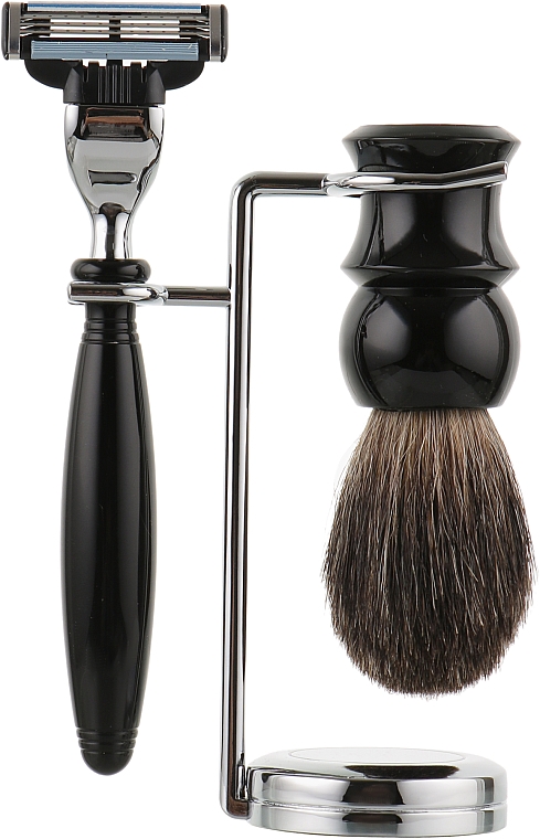 Набор для бритья 1317-26 - Rainer Dittmar (shaving/brush/1pcs + razor/1pcs + stand + box) — фото N1