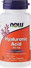 Парфумерія, косметика Гіалуронова кислота - Now Foods Hyaluronic Acid 50 mg