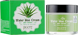 Успокаивающий крем с экстрактом алоэ - Jigott Aloe Water Blue Cream — фото N1