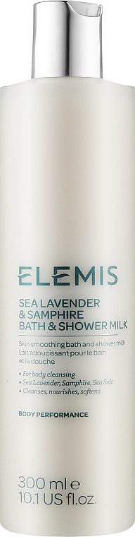 Молочко для душу та ванни "Морська лаванда & фенхель" - Elemis Sea Lavender and Samphire Bath & Shower Milk — фото N1
