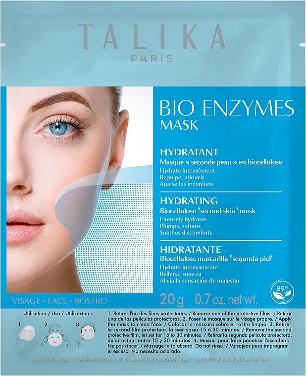 Зволожувальна маска для обличчя - Talika Bio Enzymes Hydrating Mask