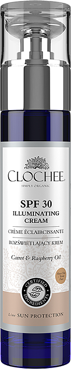 Осветляющий крем для лица - Clochee Illuminating Cream SPF30 — фото N1