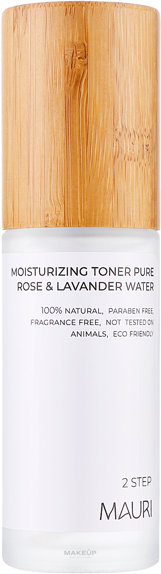 Зволожувальний тонік для обличчя "Троянда і лаванда" - Mauri Moisturizing Toner Pure Rose & Lavander Water — фото 50ml