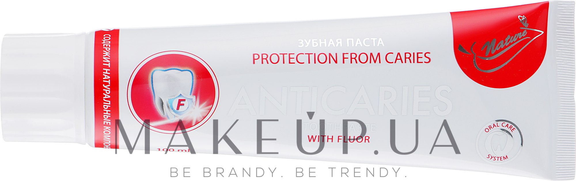 Зубна паста "Антикарієс" - Bioton Cosmetics Anticaries Toothpaste With Fluor — фото 100ml