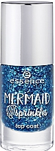 Парфумерія, косметика Верхнє покриття для нігтів - Essence Mermaid Sprinkles Top Coat