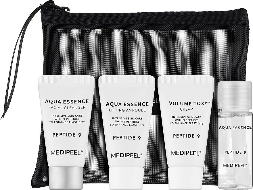 Набор, 5 продуктов - MEDIPEEL Peptide 9 Aqua Essence Trial Kit — фото N2