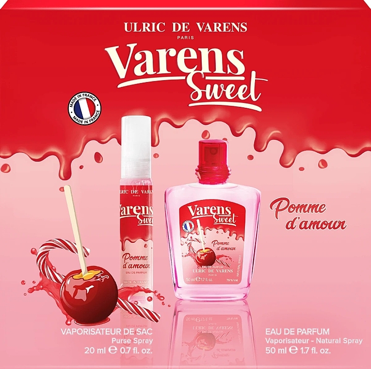 Ulric de Varens Varens Sweet Pomme D’amour - Набір (edp/50ml + edp/20ml) — фото N1