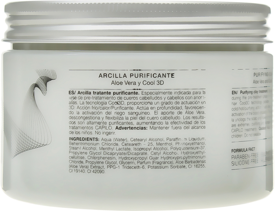 Маска для пом'якшення волосся / стимуляції фолікул - Eva Professional Capilo Technikum Purifier #41 — фото N2