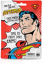 Парфумерія, косметика Тканинна маска для обличчя "Кокос" - Mad Beauty DC This Is A Job For Superman Face Mask