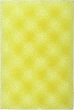 Банная большая губка для тела, желтая - Bratek — фото N1