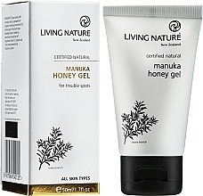 Гель с маслом и нектаром мануки для жирной и комбинированной кожи - Living Nature Manuka Honey Gel — фото N4