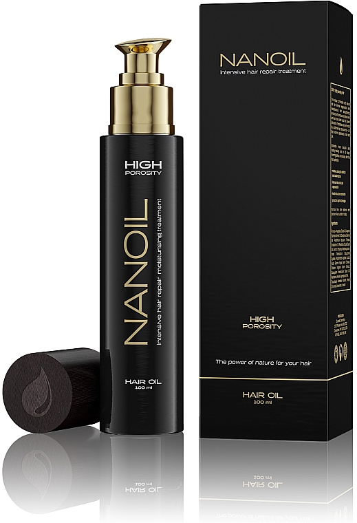 Масло для волос с высокой пористостью - Nanoil Hair Oil High Porosity — фото N4