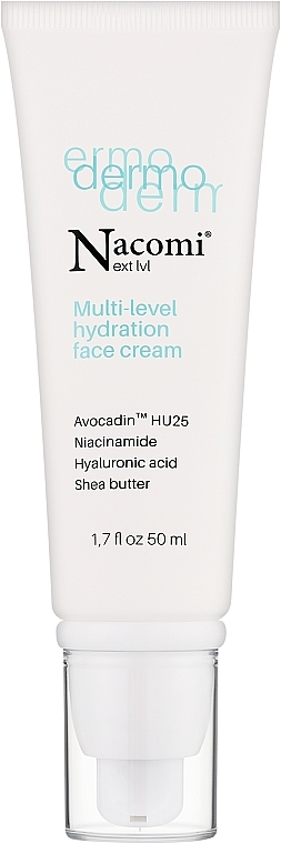 Увлажняющий крем для лица - Nacomi Multi-level Hydration Face Cream — фото N1