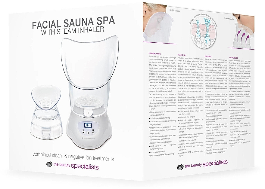 Сауна для лица - Rio-Beauty Facial Sauna Spa With Steam Inhaler — фото N1