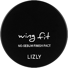 Матувальна пудра для обличчя - Lizly Wing Fit No-Sebum Finish Pact — фото N2
