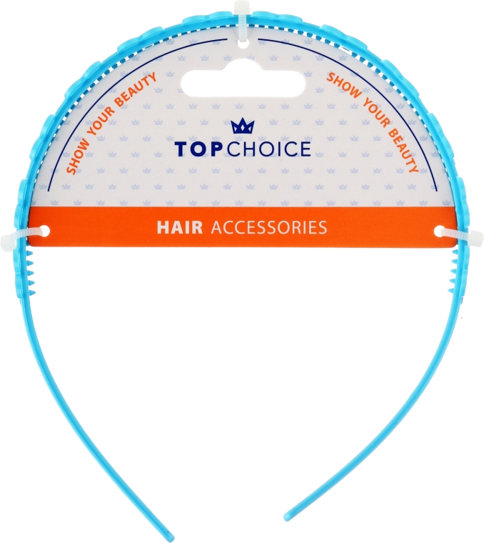 Обруч для волос, 27918, голубой - Top Choice — фото N1