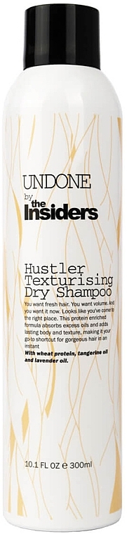 Сухий шампунь - The Insiders Undone Hustler Texturising Dry Shampoo — фото N1