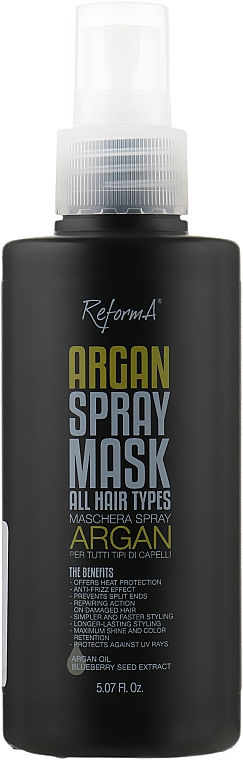 Аргановый спрей для всех типов волос - ReformA Argan Spray Mask For All Hair Types