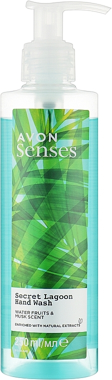 Рідке мило для рук "Морська лагуна" - Avon Senses Hand Wash — фото N1