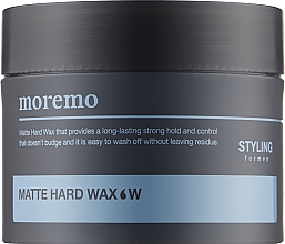 Матувальний віск сильної фіксації - Moremo Styling For Men Matte Hard Wax 6W — фото N1