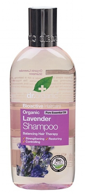 Шампунь для волос с экстрактом лаванды - Dr. Organic Bioactive Haircare Organic Lavender Shampoo — фото N1