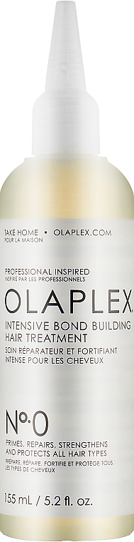 Інтенсивний засіб для зміцнення волосся - Olaplex №0 Intensive Bond Building Hair Treatment — фото N1