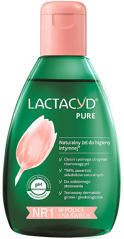 Гель для интимной гигиены - Lactacyd Pure Natural  — фото N1