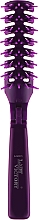 Духи, Парфюмерия, косметика Расческа скелетная с защитными шариками, фиолетовая - Lady Victory