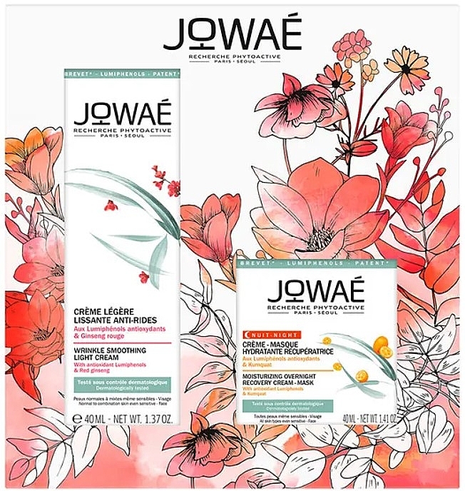 Набор - Jowae (f/cr/40ml + f/cr/mask/40ml) — фото N1