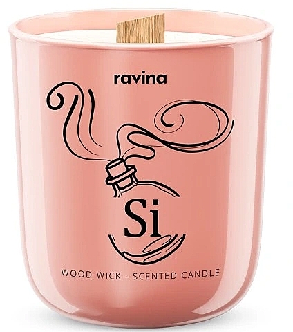 Ароматична свічка "Si" - Ravina Aroma Candle — фото N1