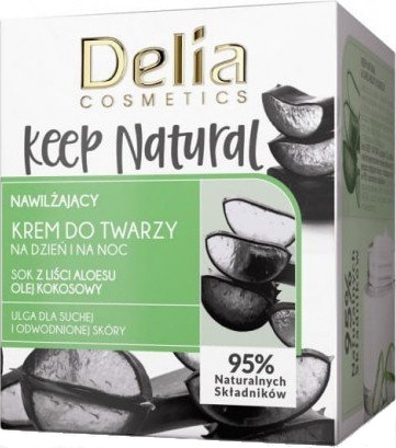 Увлажняющий дневной и ночной крем для сухой кожи - Delia Cosmetics Keep Natural Moisturizing Cream — фото N1