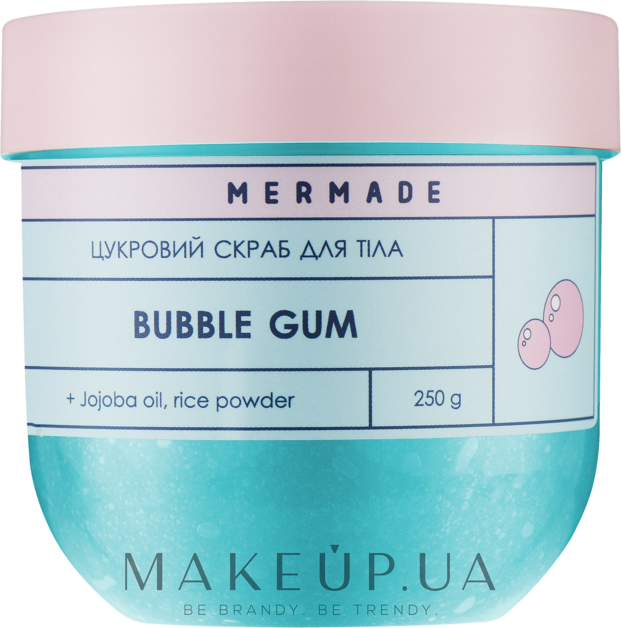 Цукровий скраб для тіла - Mermade Bubble Gum — фото 250g