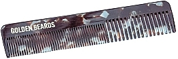 Парфумерія, косметика Гребінець для бороди, 13 см - Golden Beards Vegetal Beard Comb