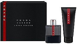 Парфумерія, косметика Prada Luna Rossa Carbon - Набір (edt/50ml + sh/gel/100ml)