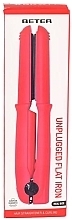 Бездротовий випрямляч для волосся, червоний - Beter Hair Straightener & Curling Red — фото N2