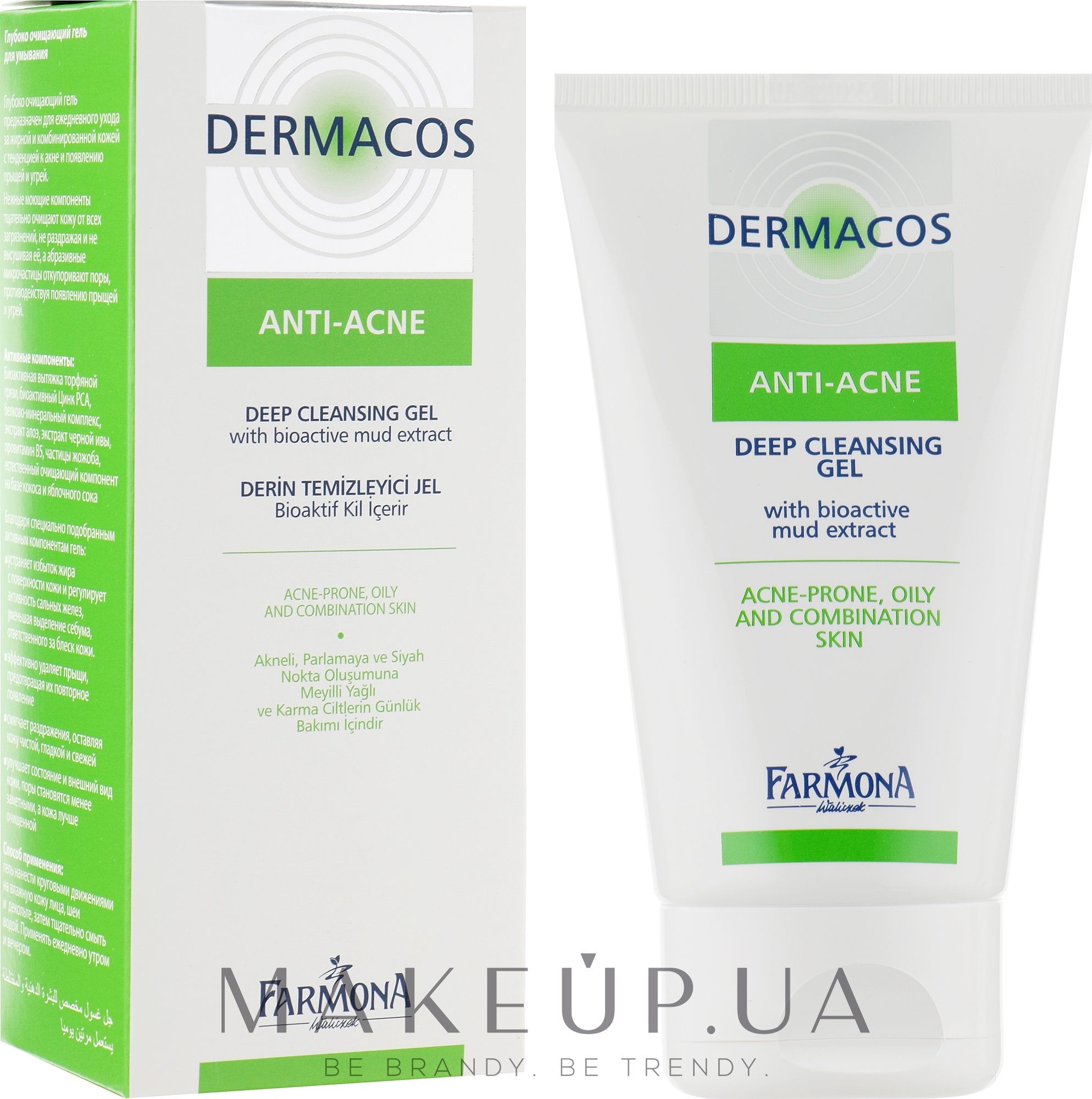 Гель для глубокого очищения кожи лица - Farmona Professional Dermacos Anti-Acne — фото 150ml