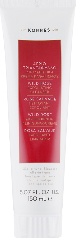 Скраб с дикой розой для ежедневного использования - Korres Wild Rose Exfoliating Cleanser