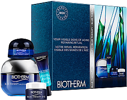 Парфумерія, косметика Набір - Biotherm Blue Therapy Multi-Defender (face/cr/50 ml + serum/10 ml + eye/cr/5 ml + cr/15 ml)