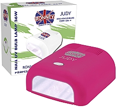 Лампа для нігтів UV, темно-рожева - Ronney Profesional Judy UV 36W (GY-UV-230) Lamp — фото N1