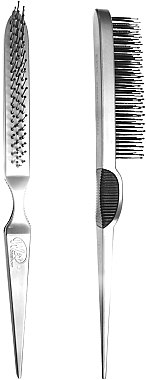 Гребінець - Wet Brush Epic Pro Teasing Brush Silver — фото N1