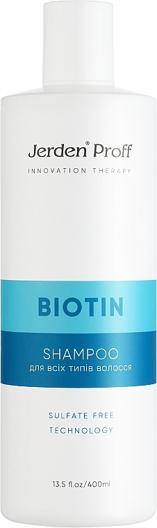 Шампунь для волос бессульфатный с биотином и коллагеном - Jerden Proff Biotin