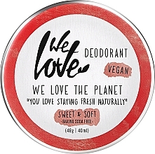 Духи, Парфюмерия, косметика Натуральный кремовый дезодорант - We Love The Planet Deodorant Sweet & Soft