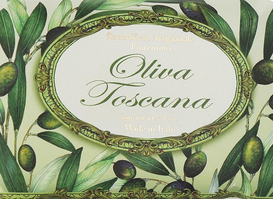 Натуральне мило "Олива" - Saponificio Artigianale Fiorentino Olive Soap — фото N1