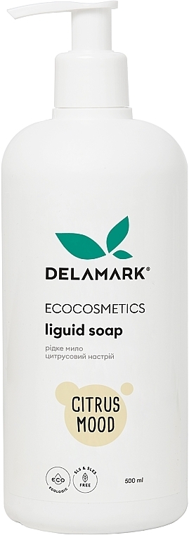 Жидкое мыло для рук "Цитрусовое настроение" - DeLaMark — фото N1
