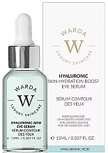 Сыворотка для век с гиалуроновой кислотой - Warda Skin Hydration Boost Hyaluronic Acid Eye Serum — фото N1