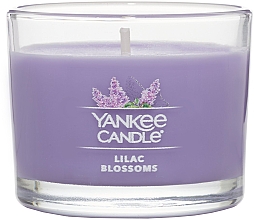 Ароматическая свеча в стакане "Цветы сирени" - Yankee Candle Lilac Blossoms (мини) — фото N1