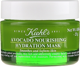 Маска для лица с авокадо - Kiehl's Avocado Nourishing Hydrating Face Mask — фото N1