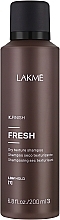 Парфумерія, косметика Сухий шампунь - Lakme K.Finish Fresh Dry Texture Shampoo