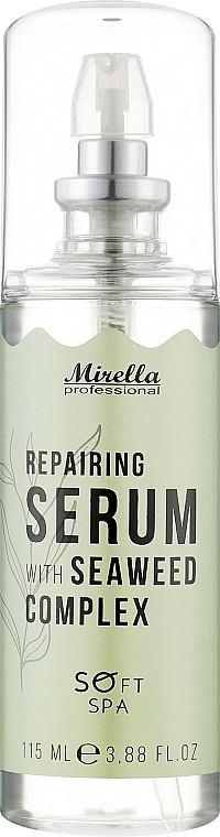 Сыворотка с комплексом морских водорослей для восстановления волос - Mirella Professional Soft SPA Repairing Serum — фото N1