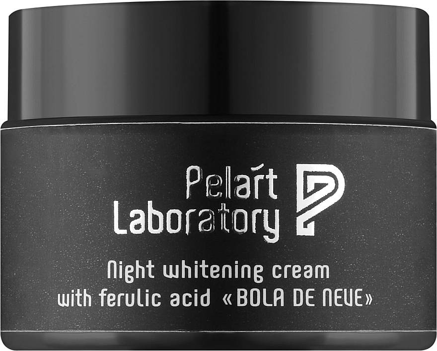 Нічний відбілювальний крем "Bola De Neve" з феруловою кислотою для обличчя - Pelart Laboratory Night Whitening Cream With Ferulic Acid